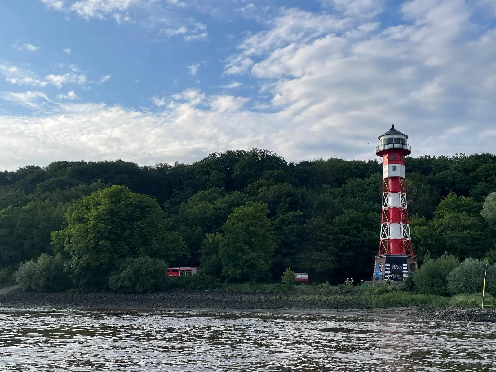 Leuchtturm Wittenbergen an der Unterelbe